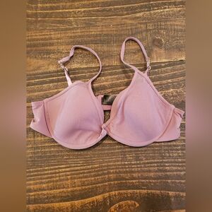 PEPPER Bra Size 38A Underwire Mesh  Detail Lightly Lined Purple